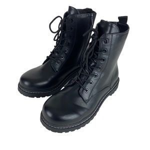 women combat boots wide width